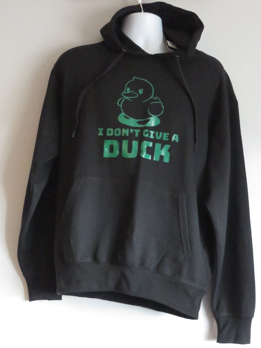 I don't give a duck, adults hoodie, funny, hooded sweatshirt, unisex