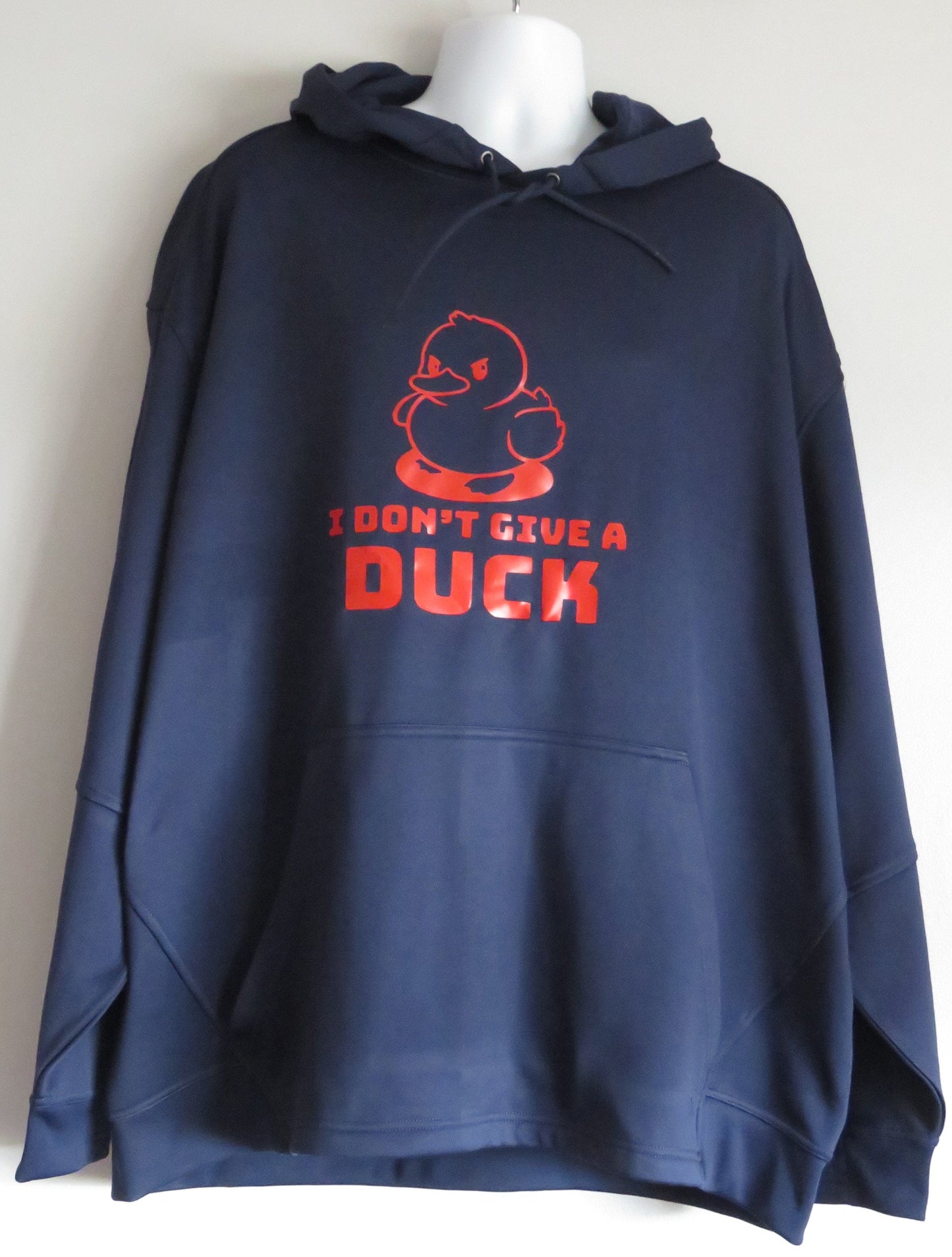 I don't give a duck, adults hoodie, funny, hooded sweatshirt, unisex