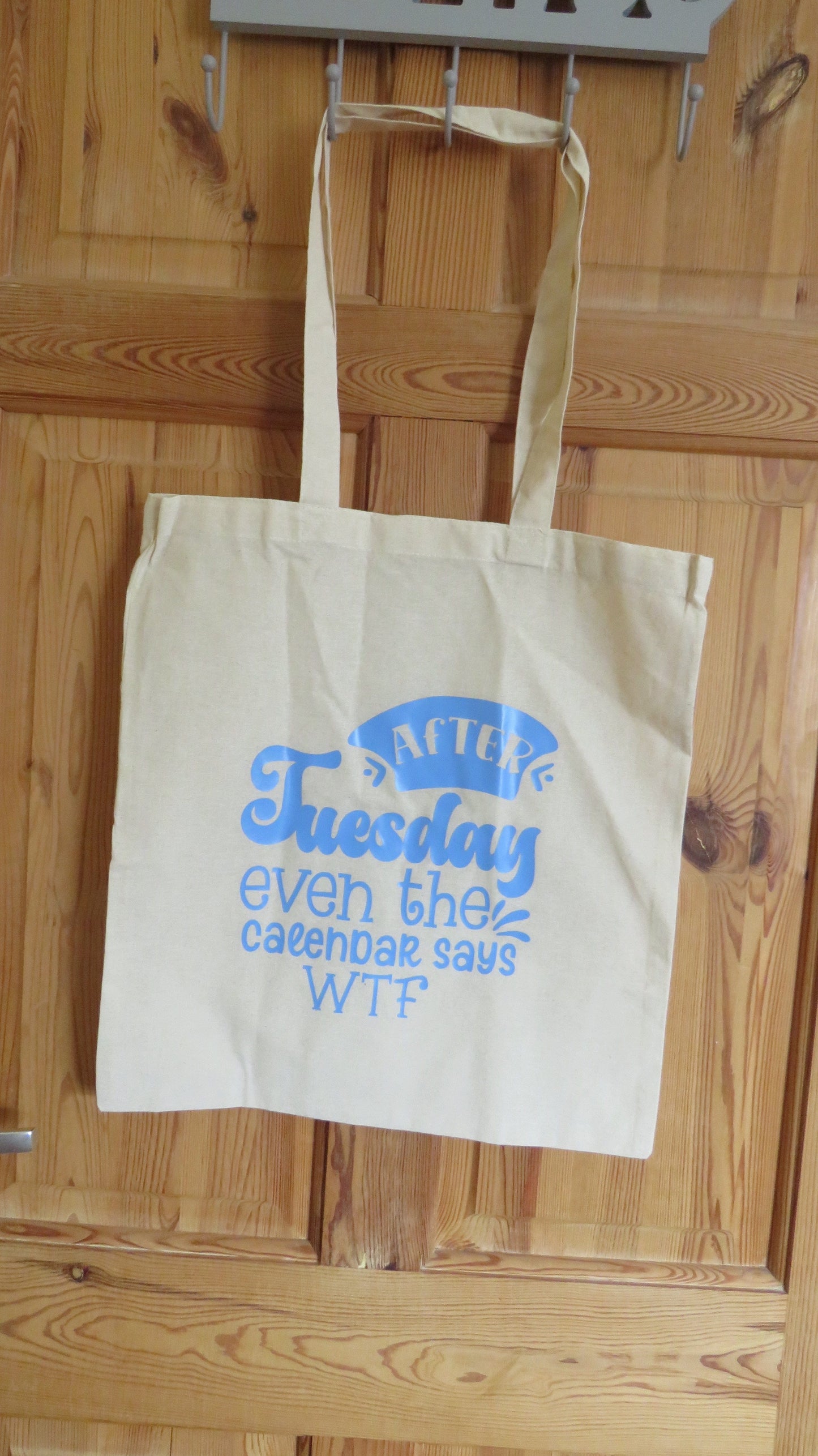 Natural Cotton Shopping Tote Bags personalised, funny and reusable.