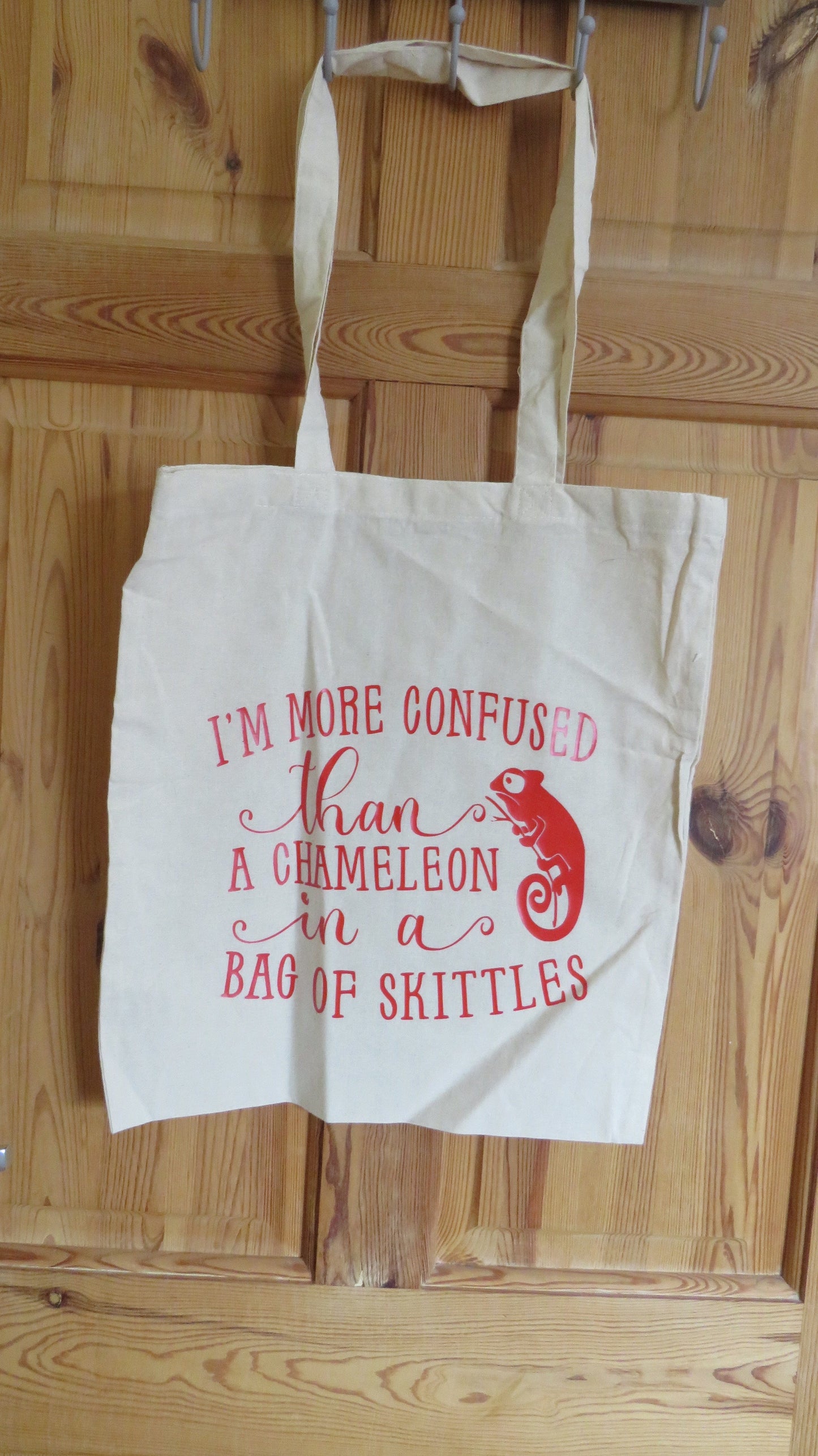 Natural Cotton Shopping Tote Bags personalised, funny and reusable.