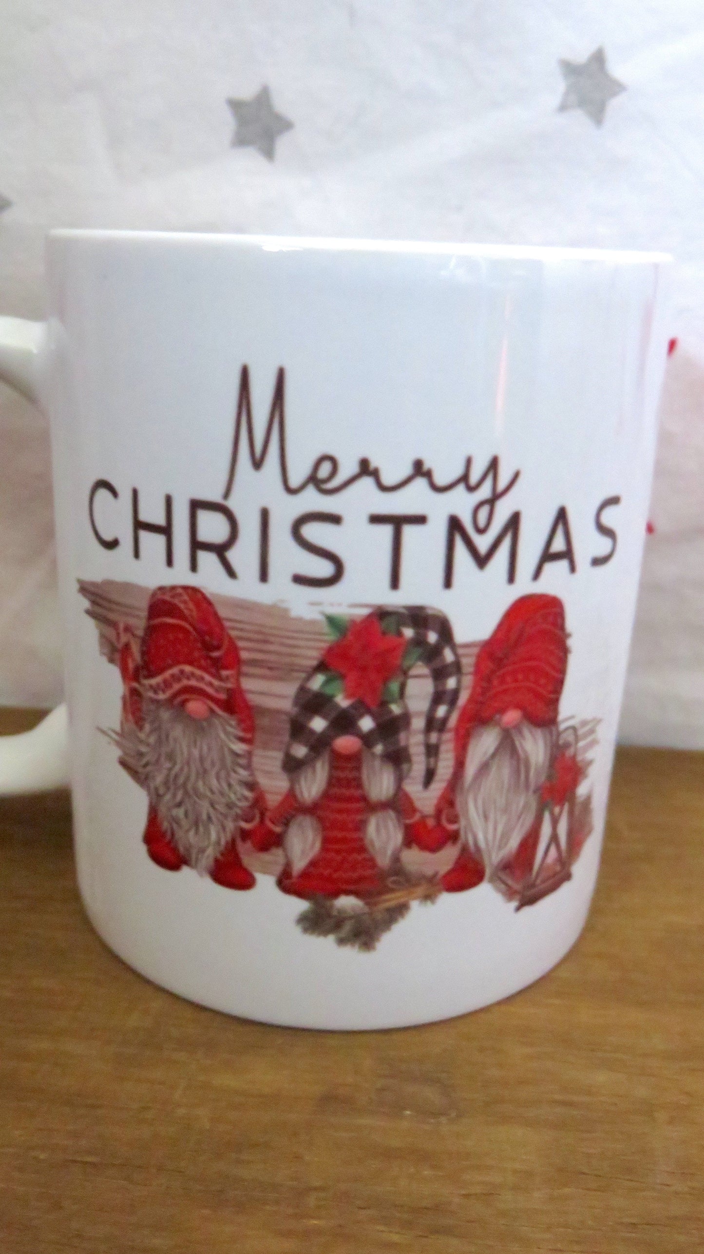 Christmas mugs, personalised, Christmas movie mug, gnomes, gonk