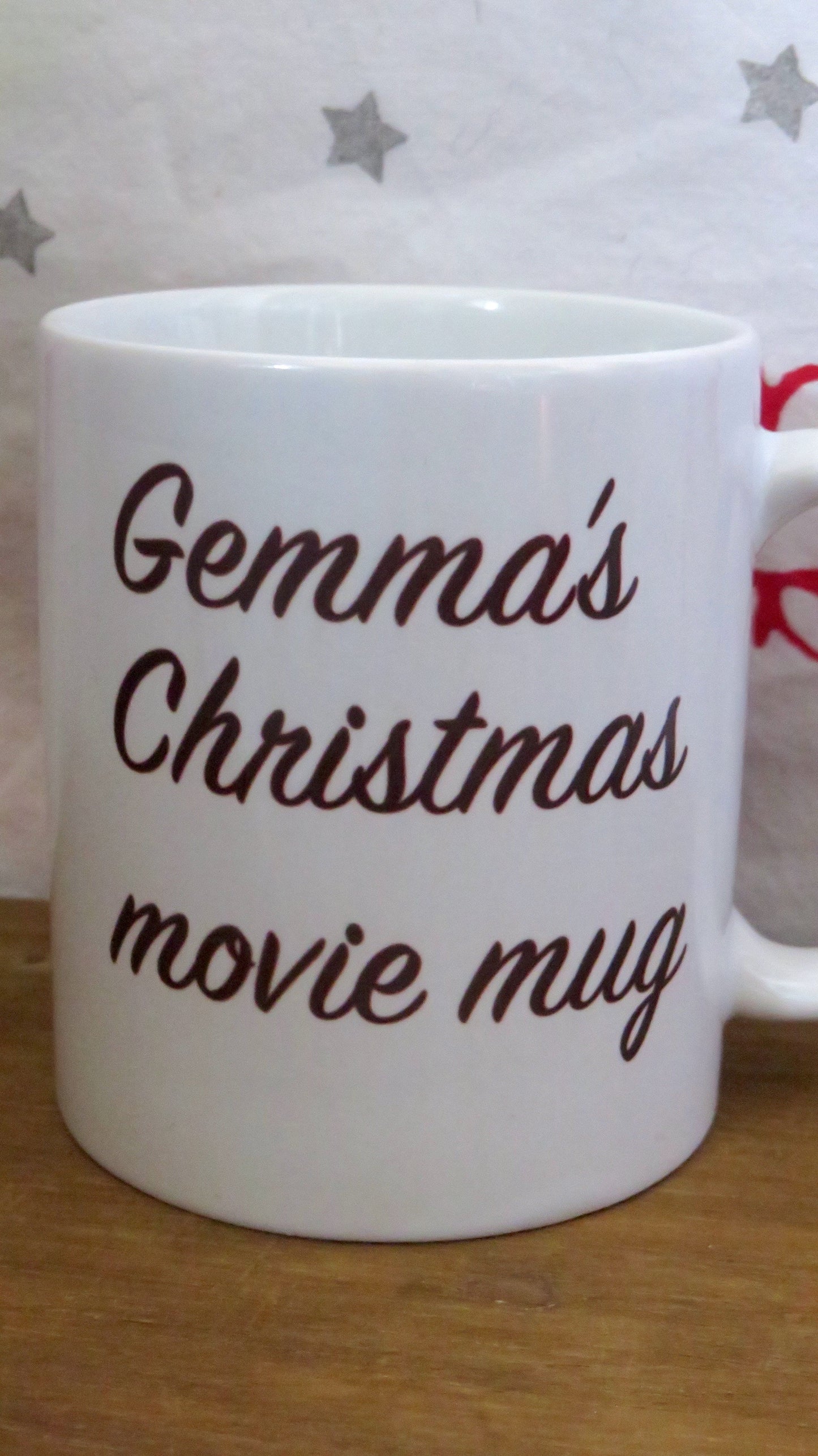 Christmas mugs, personalised, Christmas movie mug, Merry rexmas