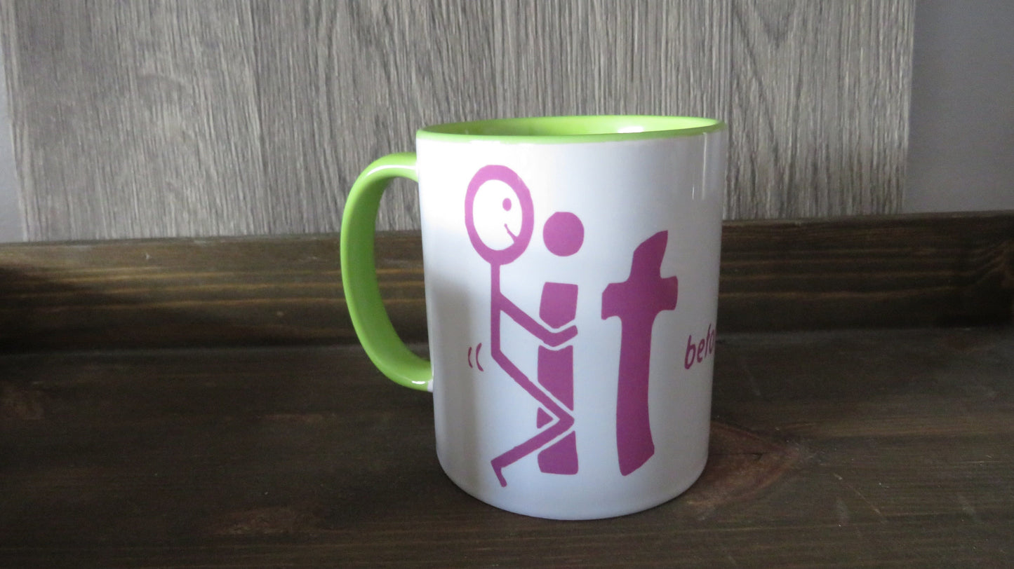 mug set with funny saying F*ck it mug and coaster, novelty set